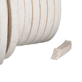 Vetkoord / gevlochten pakking / Stopbuspakking, 12 x 12 mm, Roll 11 meter, ICP 910, food grade