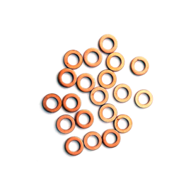 Copper washers M5 100 pcs (5 x 9 x 1.50 mm) PRO-SERIES