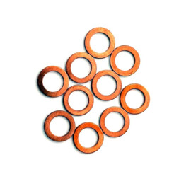 Copper washers M3,3 100 pieces (3,3 x 7 x 1,50 mm) PRO-SERIES