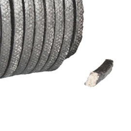 Vetkoord / gevlochten pakking / Stopbuspakking, 6 x 6 mm (complete rol, 42,8 meter), ICP 907G